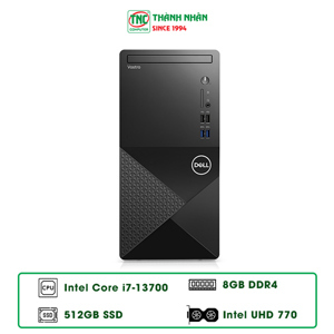 Máy tính để bàn Dell Vostro 3020T 71021401 - Intel core i7-13700, RAM 8GB, SSD 512GB, Intel UHD Graphics 770