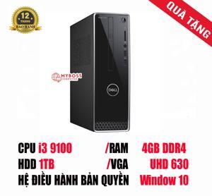 Máy tính để bàn Dell Vostro 3471 52RP01W - Intel Core i3-9100, 4GB RAM, HDD 1TB, Intel UHD Graphics