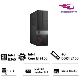 Máy tính để bàn Dell Vostro 3671MT 42VT370047 - Intel Core i3-9100, 4GB RAM, HDD 1TB, Intel UHD Graphics