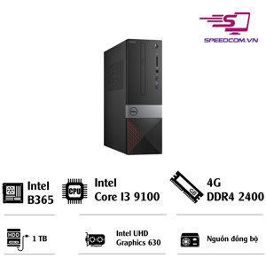 Máy tính để bàn Dell Vostro 3671MT 42VT370048 - Intel Core i3-9100, 4GB RAM, HDD 1TB, Intel UHD Graphics