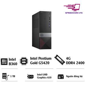 Máy tính để bàn Dell Vostro 3671 MT71G5420W - Intel Pentium G5420, 4GB RAM, HDD 1TB, Intel UHD Graphics 610