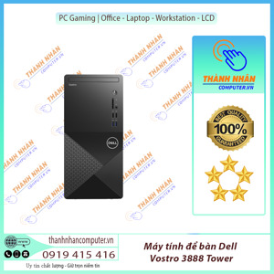 Máy tính để bàn Dell Vostro 3888 MT RJMM6D2 - Intel Core i5-10400, 4GB RAM, HDD 1TB, Intel UHD