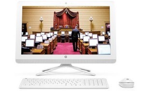 Máy tính để bàn HP 22-b202l AIO Z8F52AA - IntelCore i3-7100U, RAM 4GB, HDD 1TB, 21.5 inch