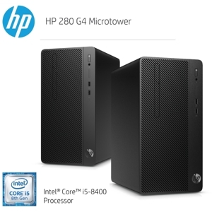 Máy tính để bàn HP 280 G4 Microtower 4LW10PA - Intel Core i5-8400, 4Gb RAM, HDD 500GB, Intel UHD Graphics 630