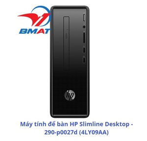 Máy tính để bàn HP 290-p0027d 4LY09AA - Intel core i5, 4GB RAM, HDD 1TB, AMD Radeon 520 - 2GB GDDR5