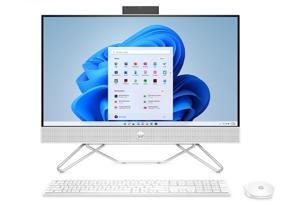 Máy tính để bàn HP AIO 24-cb1012d 6K7G9PA - Intel core i5-1235U, 8GB RAM, SSD 512GB, Intel Iris Xe Graphics, 23.8 inch