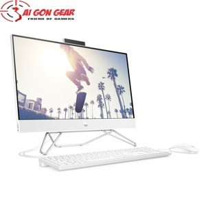 Máy tính để bàn HP AIO 24-cb1013d 6K7H0PA - Intel core i3-1215U, 4GB RAM, SSD 512GB, Intel UHD Graphics, 23.8 inch