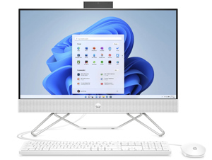 Máy tính để bàn HP AIO 24-cb1011d 6K7G6PA - Intel core i5-1235U, 8GB RAM, SSD 512GB, Intel Iris Xe Graphics, 23.8 inch