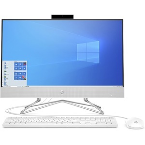 Máy tính để bàn HP AIO 24-df0039d 180N9AA - Intel core i3-10100T, 4GB RAM, SSD 512GB, Intel UHD Graphics, 23.8 inch