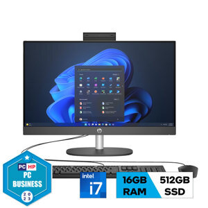 Máy tính để bàn HP Pro 240 G9 All-in-One 6M3T0PA - Intel Core i3-1215U, 8GB RAM, SSD 512GB, Intel UHD Graphics, 23.8 inch