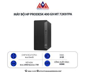 Máy tính để bàn HP Prodesk 400 G9 MT 72K97PA - Intel Core i3-12100, 8GB RAM, SSD 256GB, Intel UHD Graphics 770