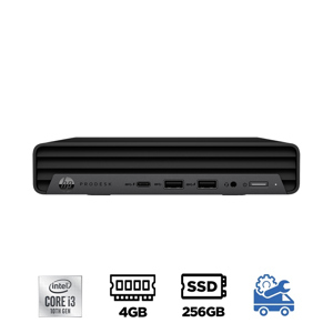 Máy tính để bàn HP ProDesk 400 G6 Mini 60U52PA - Intel core i3- 10105T, 4GB RAM, SSD 256GB, Intel UHD Graphics