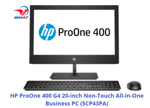 Máy tính để bàn HP ProOne 400 G4 5CP43PA - Intel Core i5-8500T, 4GB RAM, HDD 1TB, Intel UHD Graphics 20 inch