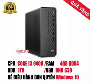 Máy tính để bàn HP S01-pF0102d 7XE21AA - Intel Core i5-9400, 4GB RAM, HDD 1TB, Intel UHD Graphics 630