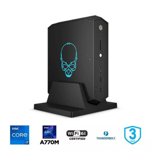 Máy tính để bàn Intel NUC 12 Enthusiast Kit MB-RNUC12SNKI72000 - Intel Core i7-12700H, Intel Arc A770M