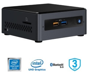 Máy tính để bàn Intel NUC BOXNUC7PJYHN - Intel Pentium J5005, Intel HD