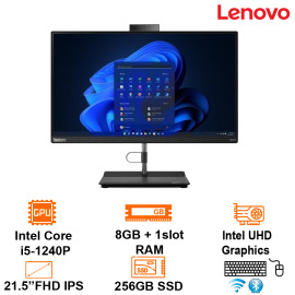 Máy tính để bàn Lenovo AIO ThinkCentre neo30a 12B1000GVN - Intel Core i5-1240P, 8GB RAM, SSD 256GB, Intel Iris Xe Graphics, 21.5 inch