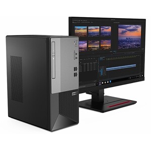 Máy tính để bàn Lenovo V50t-13IMB 11HD0011VA - Intel Core i3-10100, 4GB RAM, HDD 1TB, Intel UHD Graphics 630