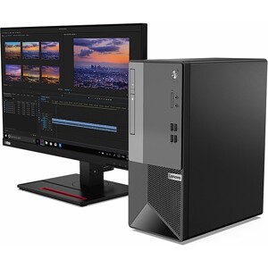 Máy tính để bàn Lenovo V50t-13IMB 11HD0012VA - Intel Core i5-10400, 4GB RAM, HDD 1TB, Intel UHD Graphics 630