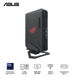 Máy tính để bàn Mini PC Asus NUC 14 ROG RNUC14SRKU9189A0I -  Ultra 9 185H, Ram 32 GB, SSD 1 TB, GeForce RTX 4070 8GB