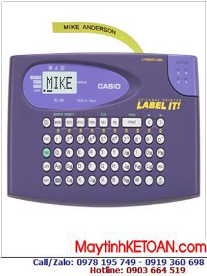 Máy tính in nhãn Casio KL-60