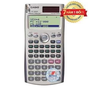 Máy tính tài chính Casio FC-200V