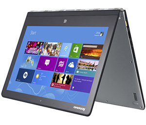 Laptop Lenovo Yoga 3 Pro-80HE00B2VN - Intel Core M-5Y71 1.2GHz, 4GB DDR3, 256GB SSD, VGA Intel Graphic HD 5200, 13.3 inch