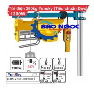 Máy tời điện BLDN-YT-STL180/360H