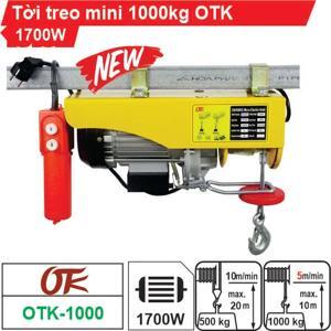 Máy tời điện mini OTK-1000 - 500/1000kg