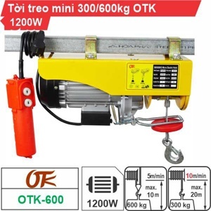 Máy tời điện mini OTK-600 - 300/600kg