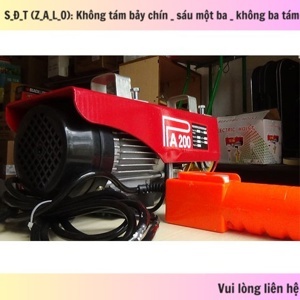 Máy tời điện Mini PA200