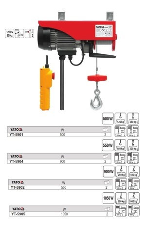 Máy tời điện Yato YT-5902