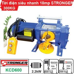 Máy tời nhanh xây dựng Stronger KCD600