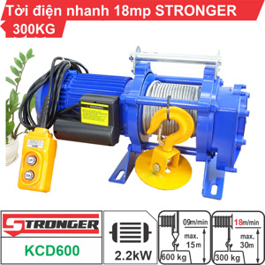 Máy tời nhanh xây dựng Stronger KCD600