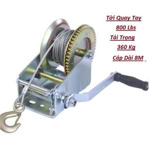 Máy tời quay tay KENBO 800lbs 363kg-8m