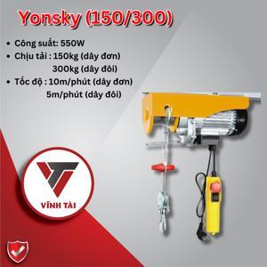 Máy tời Yonsky 150/300