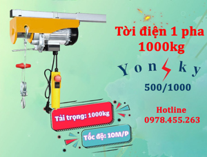 Máy tời Yonsky 500/1000
