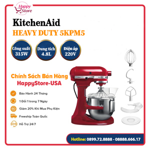 Máy đánh trứng để bàn KitchenAid 5KPM5EER