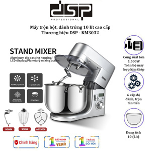 Máy trộn bột đánh trứng 10 lít cao cấp DSP KM3032