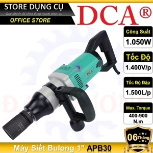 Máy vặn bu lông DCA APB30, 1050W