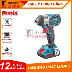 Máy vặn bu lông dùng pin 20Vx2.0Ah Ronix 8907K