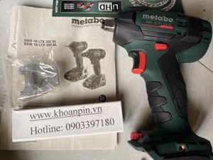 Máy vặn bu lông pin 18V Metabo SSW 18 LTX 300 BL