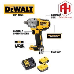 Máy vặn bulong dùng pin DeWALT 18V DCF894M2-B1