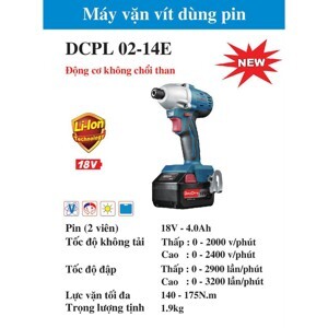 Máy vặn ốc dùng pin không chổi than Dongcheng DCPL02-14E