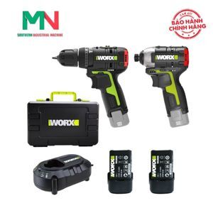 Máy vặn vít động lực dùng pin Li-ion 12V Worx Green WU132