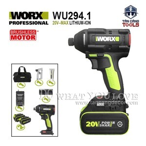Máy vặn vít động lực dùng pin Li-ion Worx Green WU294.1