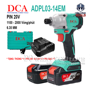 Máy vặn vít dùng pin 20V DCA ADPL03-14EM