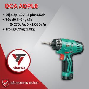 Máy vặn vít dùng PIN DCA ADPL8 12V