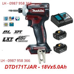 Máy vặn vít Makita DTD171TJAR - dùng pin, 18V