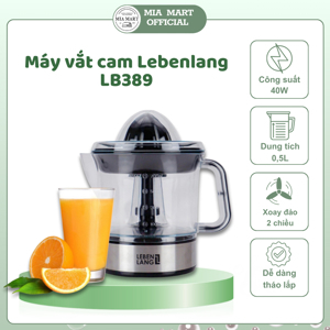 Máy vắt cam Lebenlang LB389 700ml